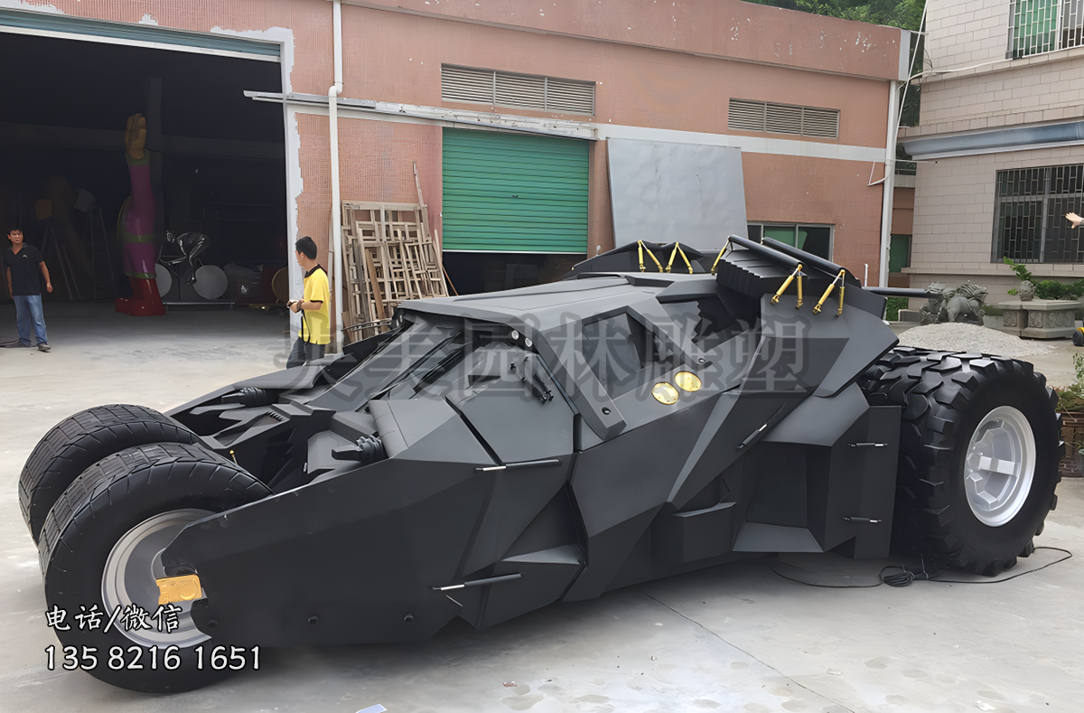 創意機甲賽車雕塑擺件